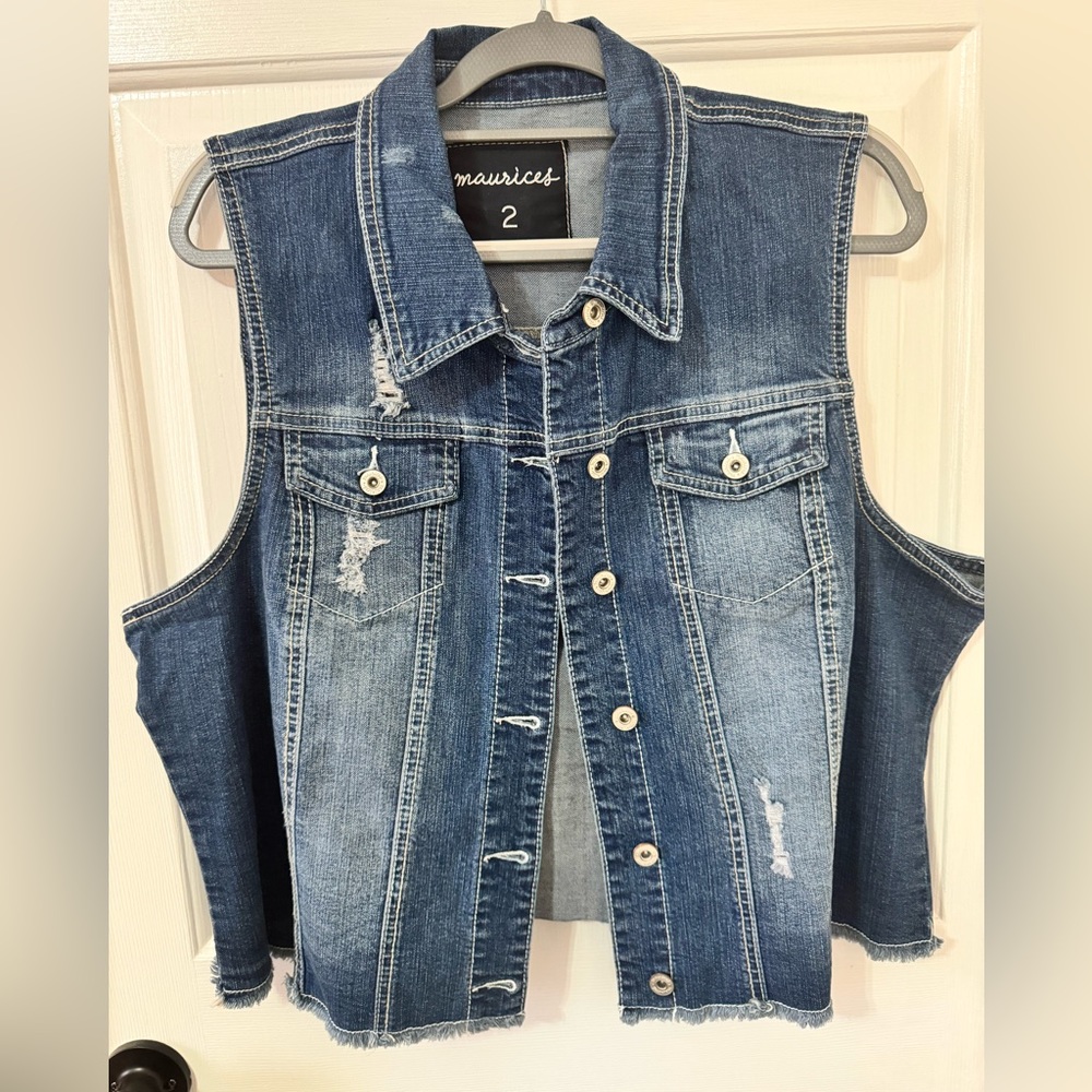Maurices Denim Vest